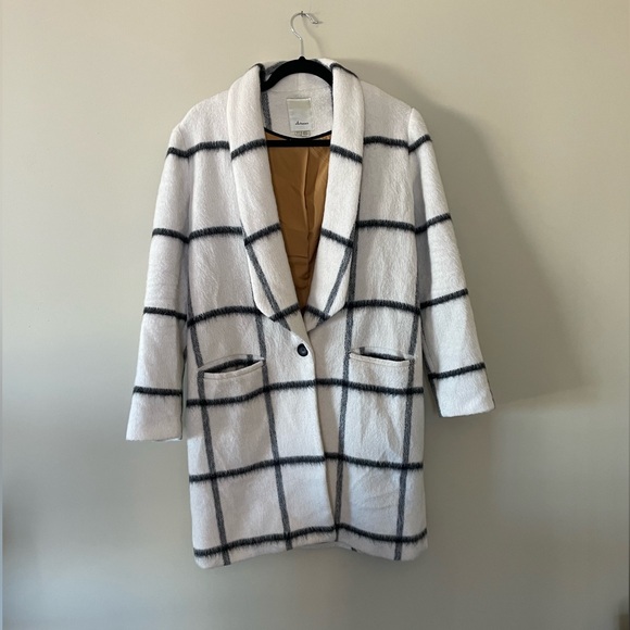 Anthropologie Elevenses Wool & Mohair Blend Pea Coat - Picture 2 of 7